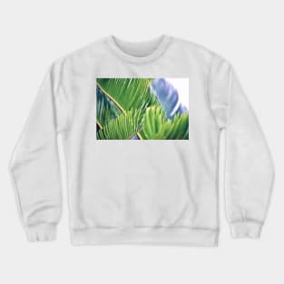 Tropical Texture Crewneck Sweatshirt